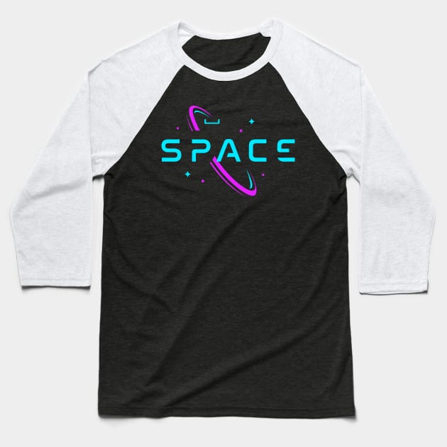 Space Baseball T-Shirt by visualcraftsman.com